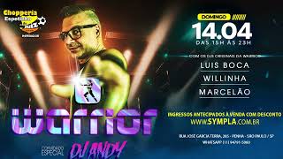 Chamada da FESTA DA WARRIOR com DJ ANDY - 14 de Abril de 2024