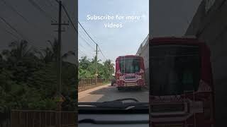 Kerala Bus Overtake Horn #bus #keralabus #overtake #roadsafety #shorts