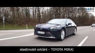 stadtmobil erklärt Toyota Mirai Wasserstoff