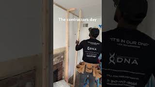 Just another day with construction 🧬 #contractorlife #contractortips #construction