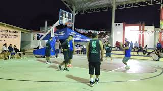 San Miguel vs dulce tentación, torneo de basquetbol en independencia mixtepec