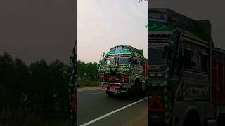 Tata truck smooth crossing #tatamotors #truck #ashokleylandtrucks