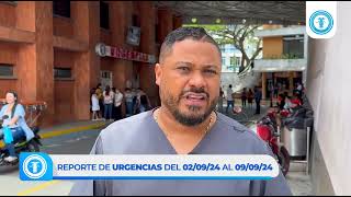 Reporte de la semana en el servicio de urgencias del Hospital Emiro Quintero Cañizares