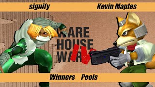 Warehouse War 4 - Pools - Signify (Sheik) vs Kevin Maples (Fox)