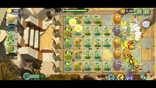 PLANTS VS ZOMBIES 2 ADVENTURE ANCIENT EGYPT - PYRAMIDA OF DOOM LEVEL 1 - 5