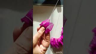 How to make 🌷 flower/ Fabric flower/ Hand made/ DIY/ Designer accessory/ Art and craft/ Fashion