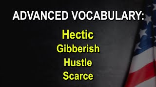 Advanced English Vocabulary I Learn New English Words