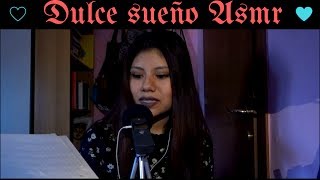 ASMR Español - lectura susurrada 💤📖 (whisper, soft spoken, reading, tapping, crinkly plastic)