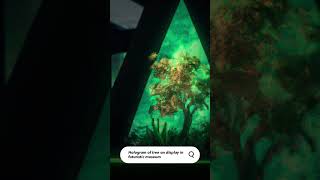 Asking AI to make hologram of tree in a futuristic museum. #ai #art #short