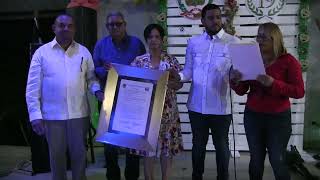 Distrito municipal de Buena Vista dedica semana aniversario al Lic Claudio Antonio Calderón