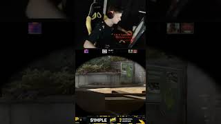 СИМПЛ ПОКАЗАЛ НЕРЕАЛЬНЫЙ ФЛИК (CS GO) #csgo #Флик #awp #s1mple #navi