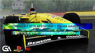 Formula 1 Arcade Grand Prix 1997 Teaser - PlayStation 1 Gameplay - Retro Gameplay - Vintage Gaming