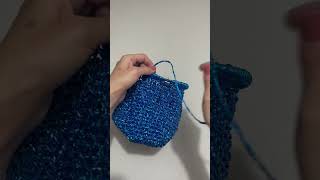 Detaylı vıdeo kanalımda 💙 #hasırçanta #örgüçanta #knitting #strawbag  #handmade #kağıtip #shorts