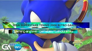 Sega Superstars Tennis 2008 Retro Gameplay by Tom - Xbox 360 Gaming / Retro Gaming Sonic v Eggman