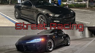 Street Racing Shutdown! Carbon Fiber GT500, Big Turbo Supra, GTR, Hellcat, M3, Camaro, & More!