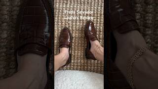 FREDA SALVADOR LOAFERS REVIEW | code MODE15 for 15% off | Croc Embossed Loafers | AW23 Shoe Trends