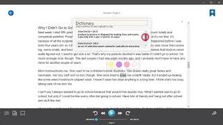 More than Audiobooks: In App Dictionary