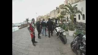 Motoclub Corsaro Mazara 12/1/13 pausa a Castellammare del Golfo.