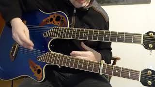 Ovation double neck guitar short sound sample