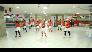 Santa Baby Line Dance - Demo By D'Sisters & Friends LDG @dadanceacademy6139 #christmas2023