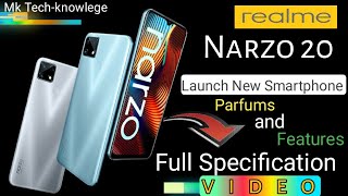 REALME NARZO 20 | realme narzo 20 full Specification and Features, Parfums and Price