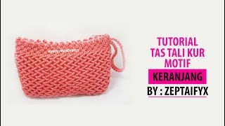 Tutorial Dompet Tali Kur Motif Keranjang By Zeptaifyx