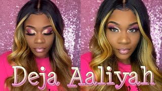 🌸 Bright Colorful Spring Makeup Look 🌸 | Deja Aaliyah