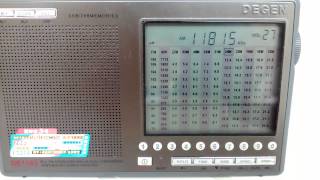 Degen DE1103 - Rádio Brasil Central, 11.815KHz