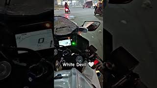 White devil r15 V4 #ytshorts #automobile #shorts #short #yamaha #r15v4