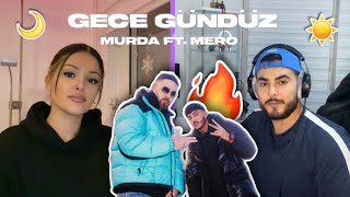 🇹🇷 Murda ft. MERO - Gece Gündüz REACTION / Tepki | Crystal Mert & Billie Jean