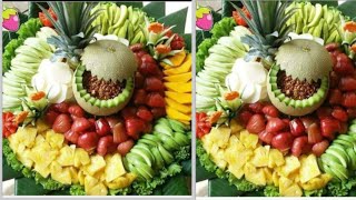 cara membuat kue ulang tahun dari buah buahan #kueulangtahundaribuah#inspiration