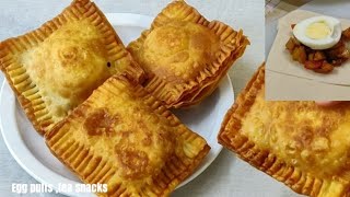 If u make this,u will never buy from bakeries,Egg Vegetable Puffs/Kerala Snacks box