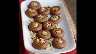 Diwali special sweets/सिर्फ 4 चीजों से,बिना मावा के बनाए/No Mawa/Chocolate peda/Diwali recipes