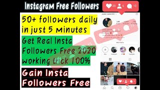 How to get free Instagram followers 2020 | How to Gain Instagram Follower | Urdu/Hindi