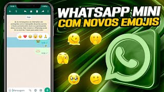 SAIU! NOVO WHATSAPP LITE COM REAÇÕES DE EMOJIS 2022