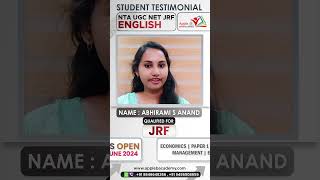 #shorts NTA UGC NET JRF English | Abhirami | NET June 2023 | Classroom & Online Coaching | Apple B