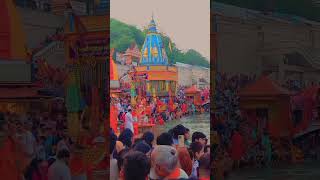 People waiting for 🔱Ganga Aarti🔱 at Har ki Pauri       #shorts #trending