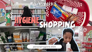 COME HYGIENE SHOPPING WITH ME 2024 *affordable* ☆: target finds, marshall pickups + $100 haul