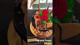 Tag your bestfriend #shorts #chocolatecake #cake #ytshorts #decoration #status #making #name #mahi