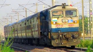 Afternoon Compilation of 7 Speedy Trains: Sachkhand Express + Indore SuperFast+ Saryu Yamuna Express