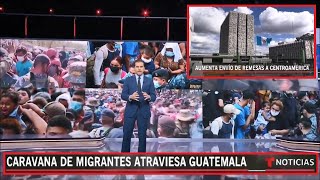 Una caravana con miles de hondureños entra a Guatemala