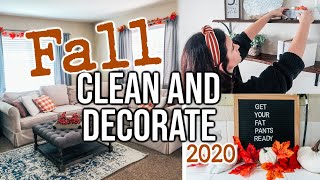 *NEW* FALL CLEAN AND DECORATE WITH ME 2020 | FALL CLEANING MOTIVATION