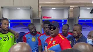 Fatshi avec les léopards apres leurs victoire contre benin 💪🇨🇩🇨🇩🇨🇩🇨🇩