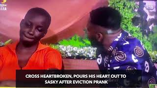 Cross jumps out of the situationship with Sasky | BBNAIJA 2021