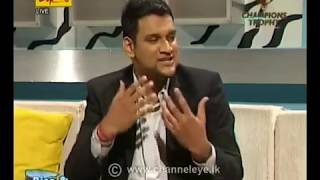 Gautam Sharma at Rise and Shine - Channel Eye Television - Sri Lanka Rupavahini Corporation