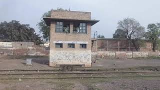 Eid First day uploading: 18 DN Millat Express arriving at  Gojra Railway Station