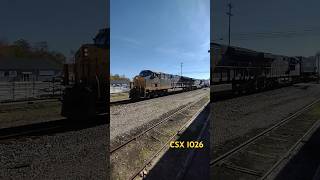 CSX I026 in Athens #csx #ttx #train #trainhorn @CameraBryan #athensalabama #trainvideo #freighttrain