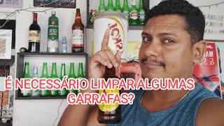 LIMPAR ALGUMAS GARRAFAS DA CONVENIÊNCIA É NECESSÁRIO?