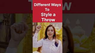 Different Ways To Style a Throw #sofathrow #sofastyle