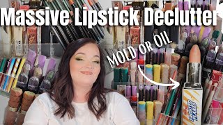 ✨️I Went in HARD on this Lipstick Declutter! | Decluttering My Makeup Collection PT 5